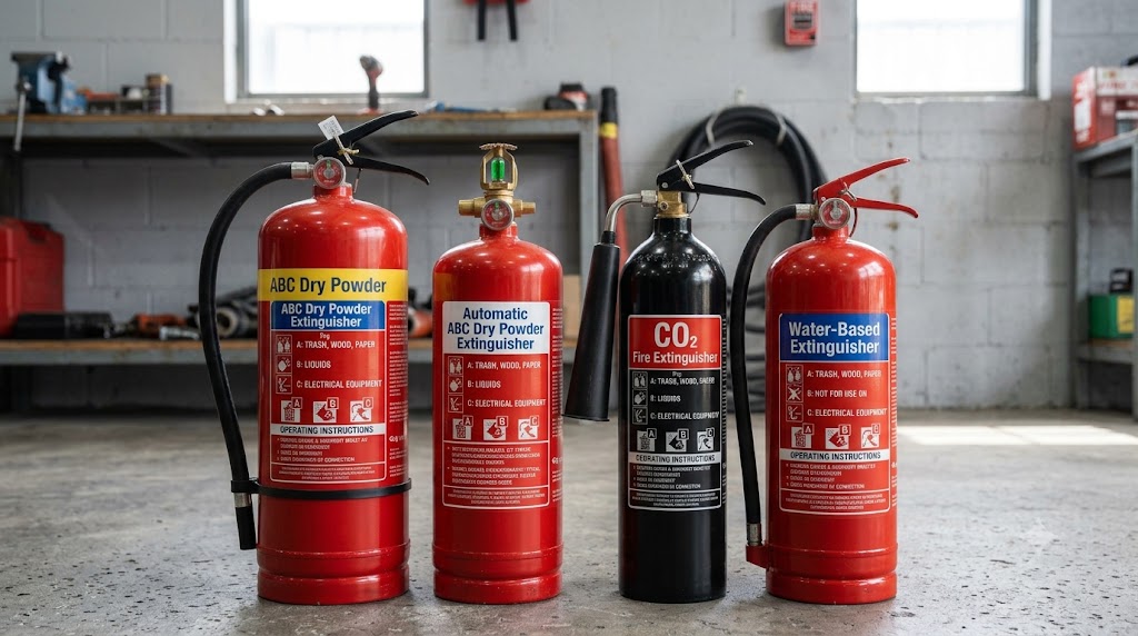 Fire  Extinguishers type- Hutech global